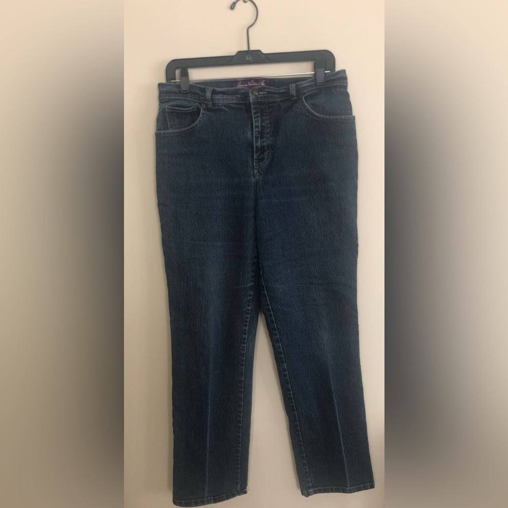 Gloria Vanderbilt High-Rise Jeans - Dark Blue